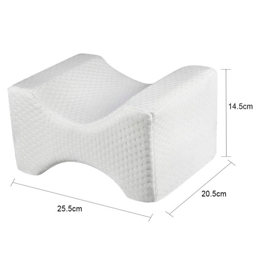 Funda de elevación blanca, con forma contorneada, dimensiones: 25,5 cm x 20 cm x 14,5 cm.